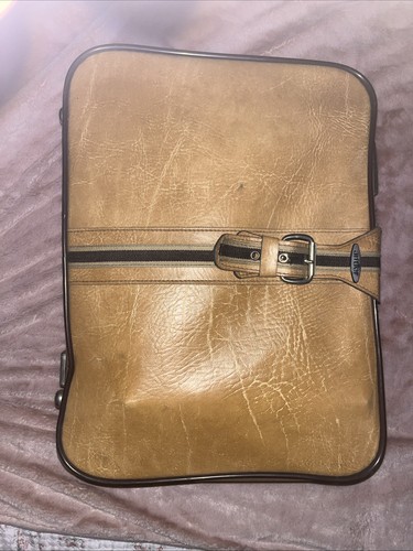 Vintage antler large suitcase - vintage,