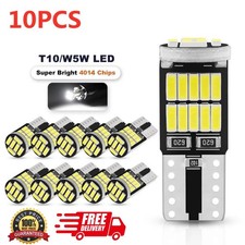 10x 501 T10 Led Bulbs Side