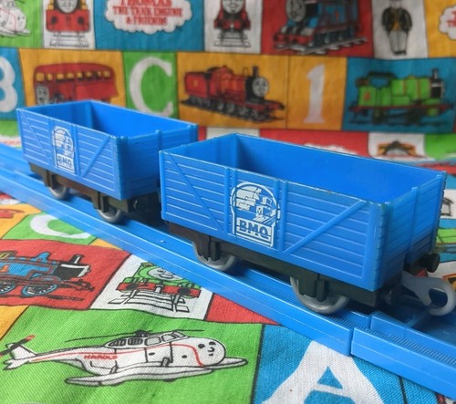 Tomy blue bmq trucks 2 - bmq,