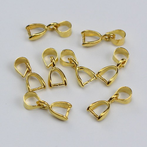 100pcs lot pendant pinch bails - pinch,