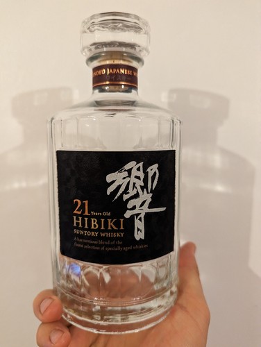 Hibiki bottle japanese - bottle,