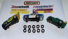 Matchbox Powertrack / Speedtrack / Lane Changers 10 Silicone Rear Tyres/Tires