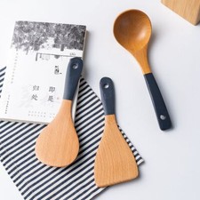 Wooden Soup Spoon Long Scoop
