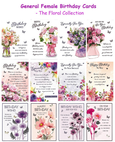 General female birthday cards - birthday,