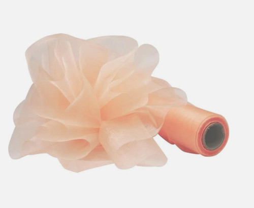 Rolls peach organza - rolls,