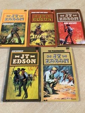 J T Edson - Job Lot of 5 Cowboy adventure small paperbacks - good