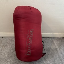 ProAction Red  Sleeping Bag Camping Outdoor