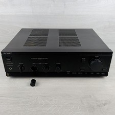 Sony TA-A300 Integrated Amplifier Tested Working - Snapped Bass Knob