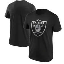 Las Vegas Raiders T-Shirt (Size M) NFL Men's Black Top - New