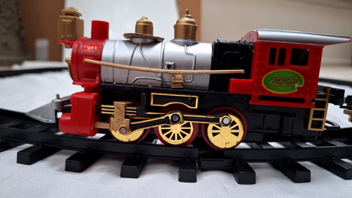 Christmas tree train - tree, track