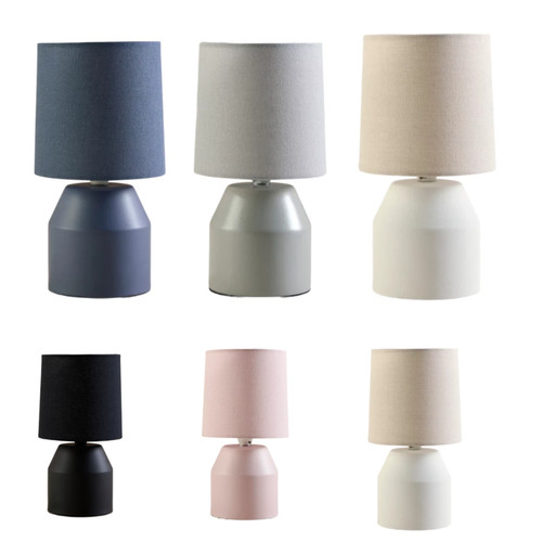 Ceramic bedside table - ceramic, lamp