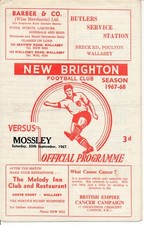 New Brighton v Mossley (Cheshire League) 1967/1968