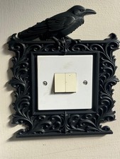 Raven Gothic Light Switch