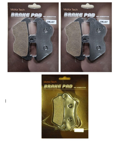 Front rear brake pads - &,