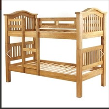 Vancouver Petite Oak Single Bunk Bed