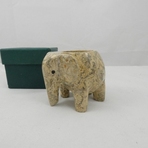 Elephant stone tea light - tea,