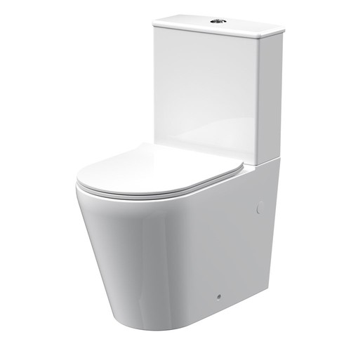 Compact rimless flush - flush, wall