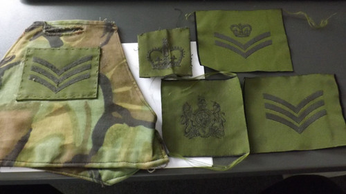 Military cloth badges - cloth,