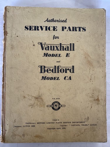 Vauxhall model bedford - vauxhall, e