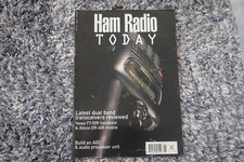 HRT SCANNERS HAM RADIO TODAY MAGAZINE AUGUST 1996 YAESU FT-50R ALINCO DR-605