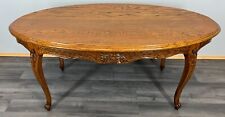 Vintage French Louis XIV Coffee Table Ornate Carved Wood (LOT 3496)