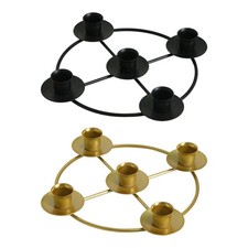 Advent wreath ring, Advent candle holder, decorative metal candlestick