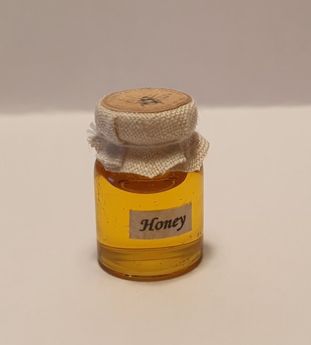 Miniature food jar honey - miniature,