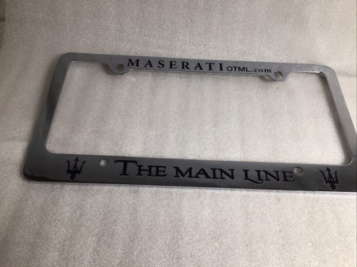 Maserati license plate frame - maserati,