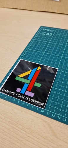 Channel four 80s sticker - 80s,