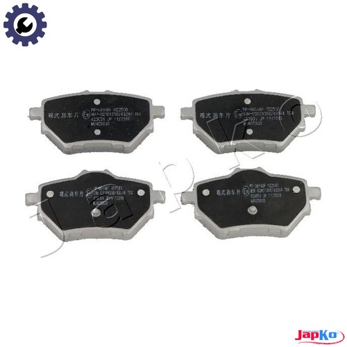 Brake pad set - pad,