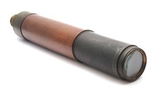 Antique Harris London Day or Night Naval 3 Draw Telescope - UK Seller