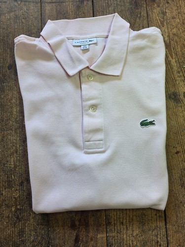 Lacoste baby pink polo shirt - lacoste,