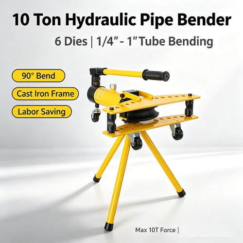 10ton manual hydraulic pipe - 10ton,