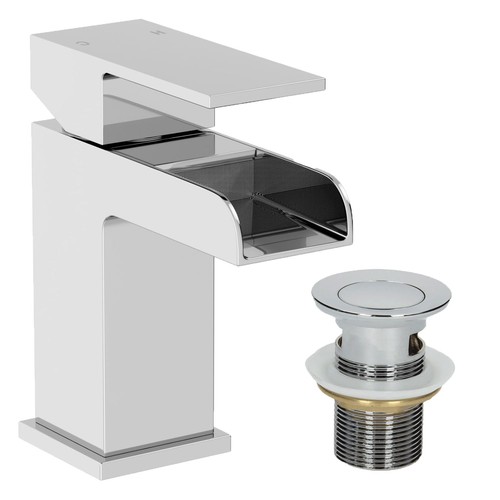 Waterfall basin mixer - waterfall, sink