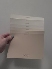 7 Unused Coat Paints Paint Samples Swatches Peel & Stick Mixed Colours Neutrals