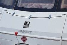 Small Swift Corniche Caravan Motorhome vinyl decal badge sticker side front rear