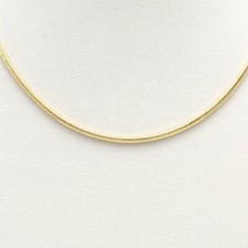 14k Gold Snake Link Pendant
