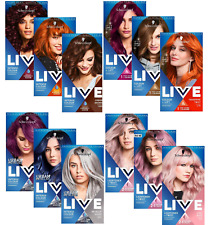 Schwarzkopf Live Intense Colour Permanent or Semi Permanent Hair Dye-VariousColo
