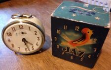 Vintage 1960's JAZ Mechanical Alarm Clock With Box