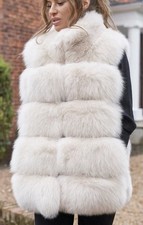 Fox Fur Gilet Women Real Fur