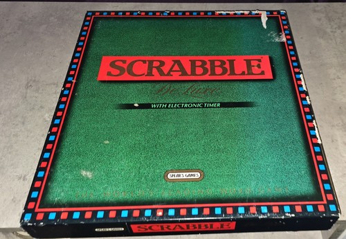 Vintage scrabble deluxe - vintage,