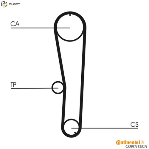 Timing belt ct1072 for toyota - timing,