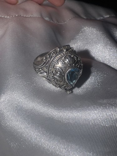 Vintage blue topaz poison - vintage,