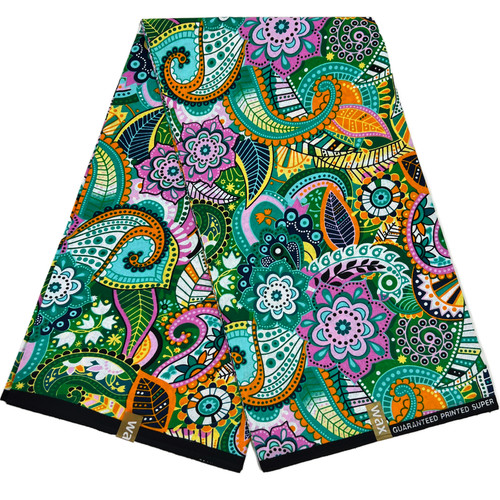 African fabric wax print - fabric, 100%