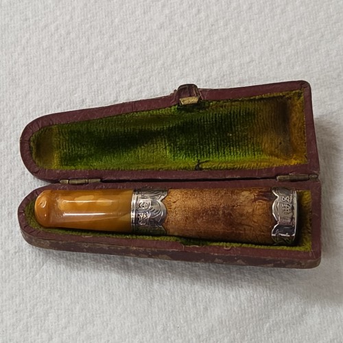 Antique cased sterling - antique, silver