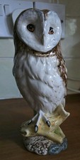 Royal Doulton Ceramic Barn Owl Figurine Decanter Whyte & Mackay Whisky J.Tongue
