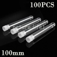 100pcs Plastic test tubes