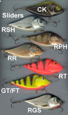 Salmo Sliders Salmo 12 floating 12cm/60gms pike jerk bait.