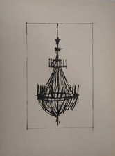 Bernard Buffet: Le chandre, original engraving