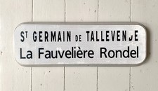 Genuine French Street Sign; St